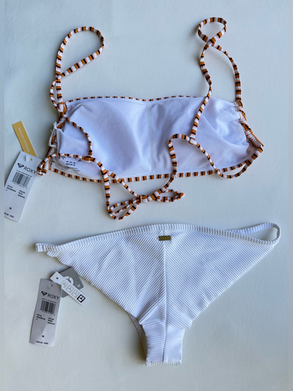 🌻Roxy Beach Classics Bandeu Bra & Roxy Mind of Freedom Mini Bottoms🌻 - Picture 7 of 10